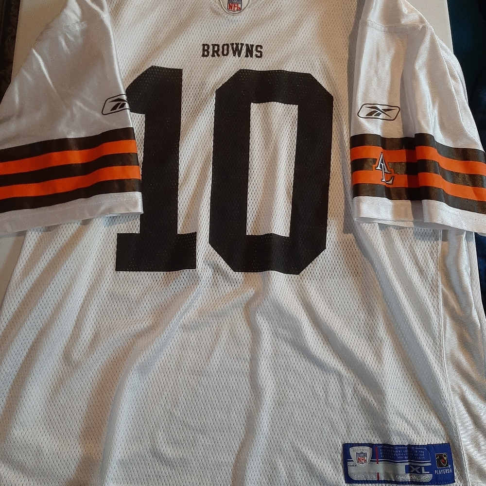 Reebok Browns No 10 Quinn XL jersey